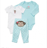 Conjunto 3 peças Carters
